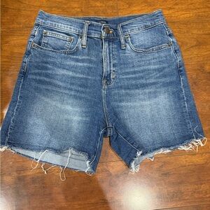 J. Crew Distressed Medium Blue Denim Cutoff Shorts